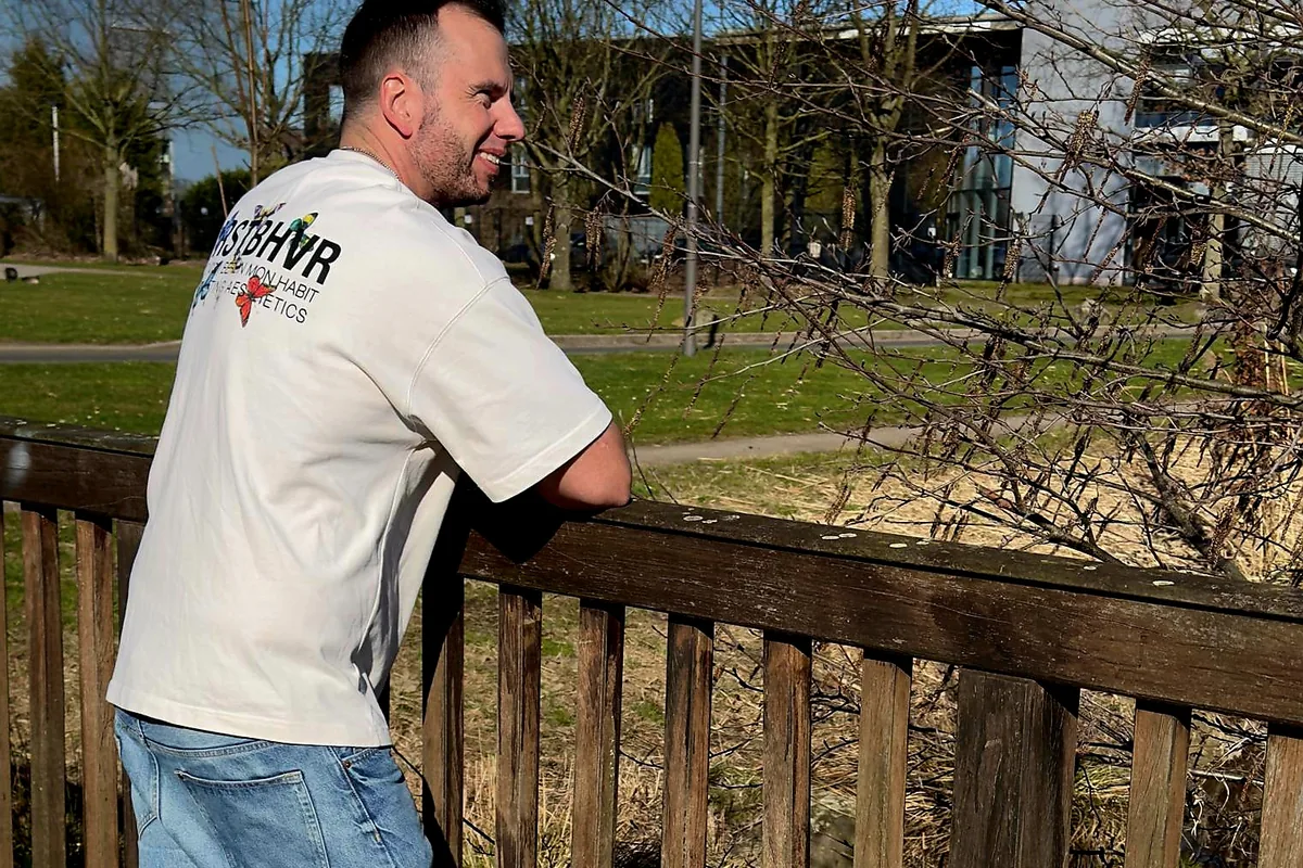 Nils unterwegs im Freien